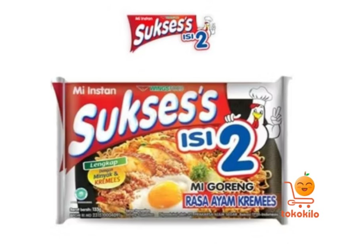 Mie Sukses Isi 2 – Rasa Ayam Kremes 133gr