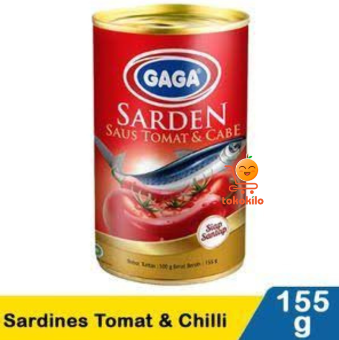 Gaga Sardines Tomat & Cabai 155?g