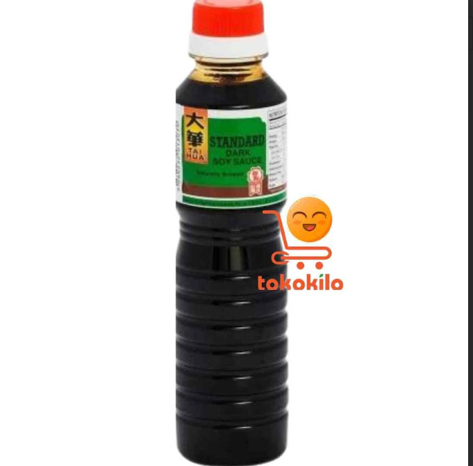 Kecap Asin Tai Hua Standard Dark Soy Sauce 640ml