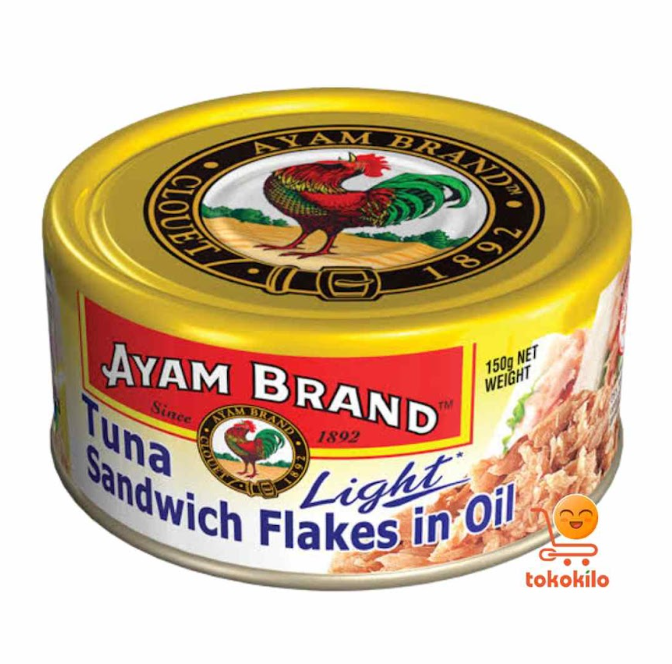 Ayam Brand Tuna Sandwich Flakes in Oil 150g