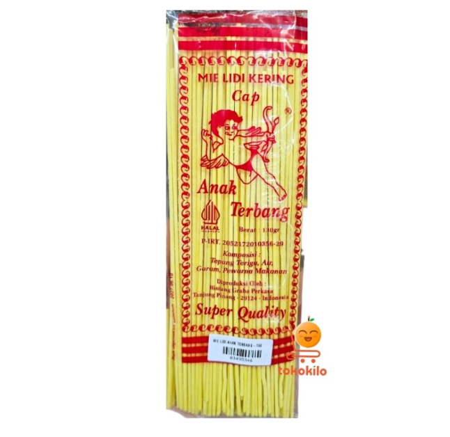 Mie Lidi Kering merek Cap Anak Terbang 130gr