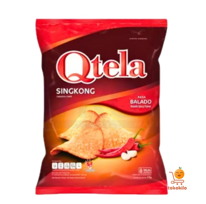 Qtela Singkong Rasa Balado 175gr