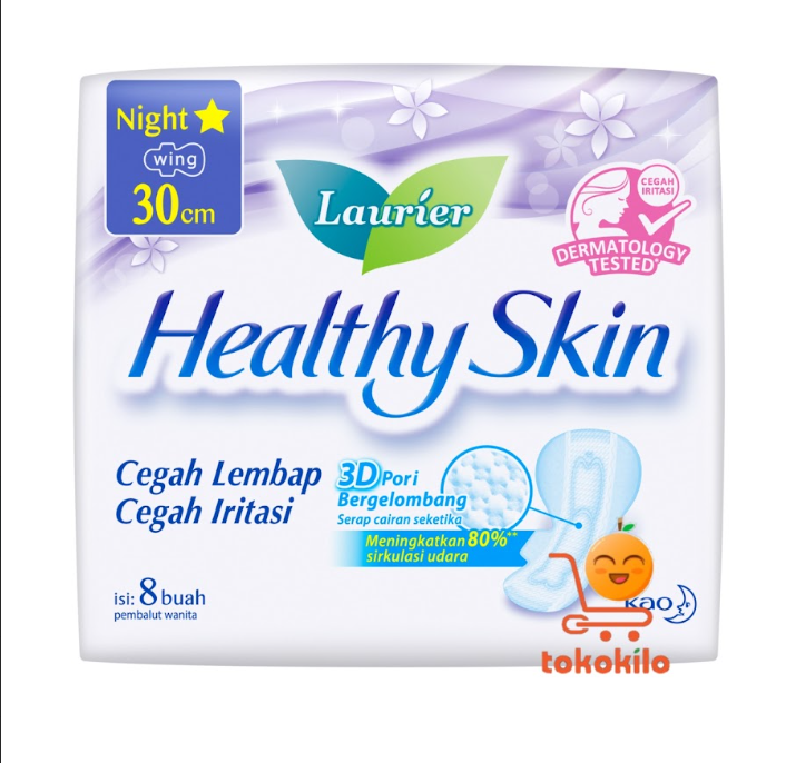 Laurier Healthy Skin Night 30cm Wing 