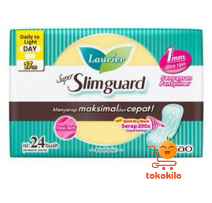 Laurier Super Slimguard Day 17cm tanpa wing