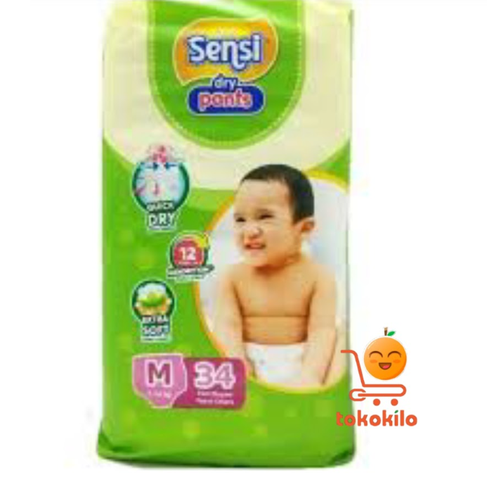 popok bayi Sensi Dry Pants ukuran M