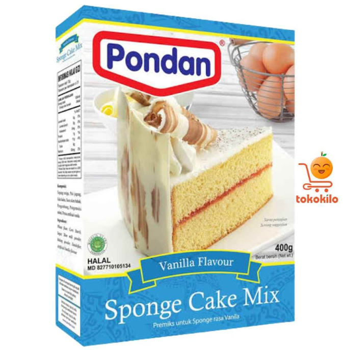 Pondan Sponge Cake Mix Vanilla 400gr