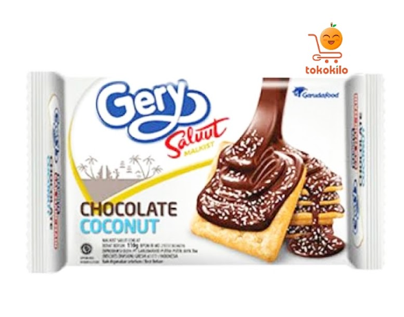 Gery Saluut Malkist Chocolate Kelapa 105gr