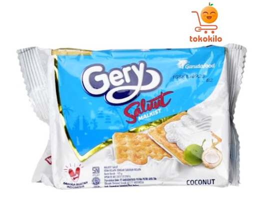 Gery Saluut Malkist Rasa Kelapa 105gr