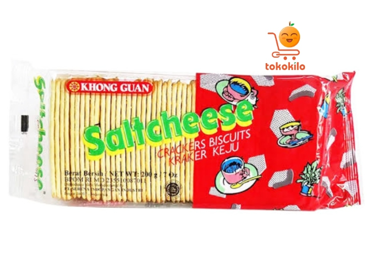 Khong Guan Saltcheese Crackers 100gr 200gr