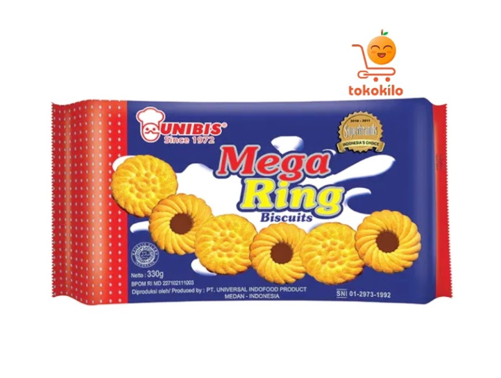 Unibis Mega Ring Biscuits 228gr