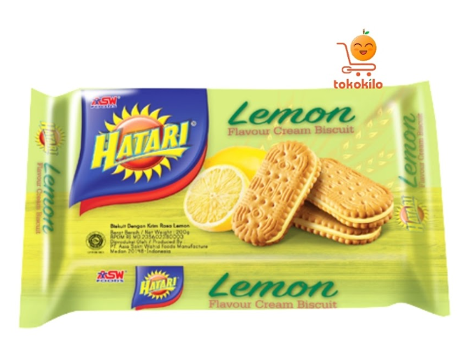 Hatari Lemon Cream Biscuit, 190 gr