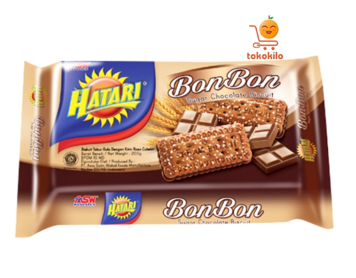 Hatari BonBon Sugar Chocolate Biscuit 190ggr