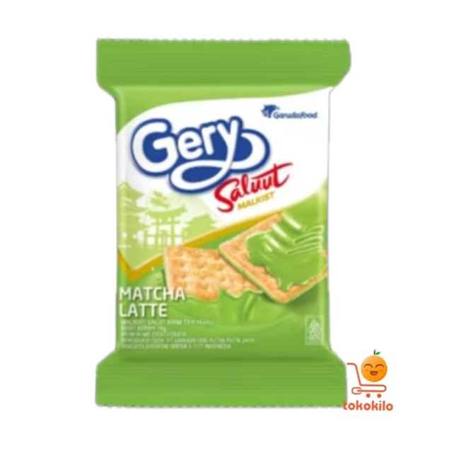 Gery Saluut  Malkist Matcha Latte 18gr  (1 Pack X 10 pcs)