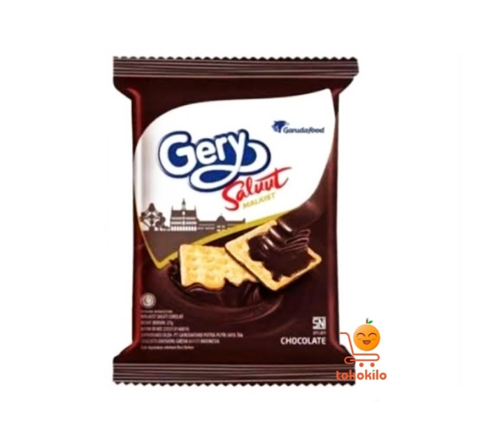 Gery Saluut malkist Chocolate 18gr (1 Pack X 10 pcs)