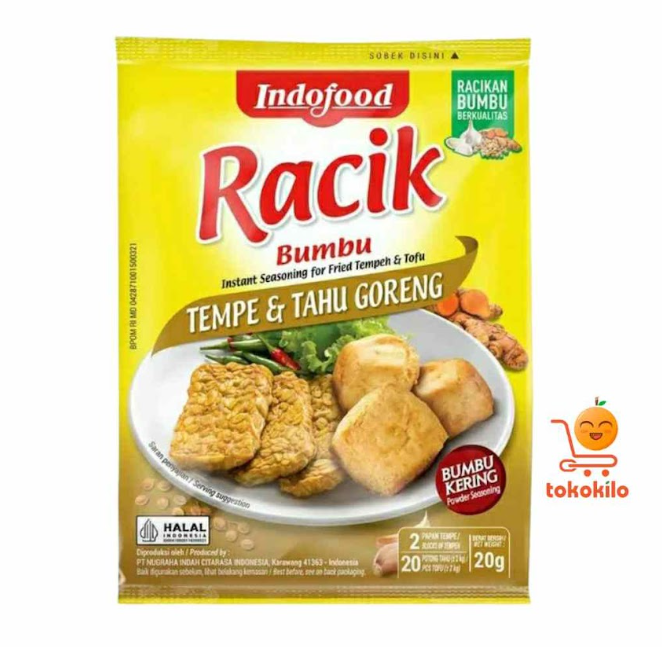 Indofood Racik Bumbu Tempe & Tahu Goreng 20gr (1 Renceng X 10pcs)
