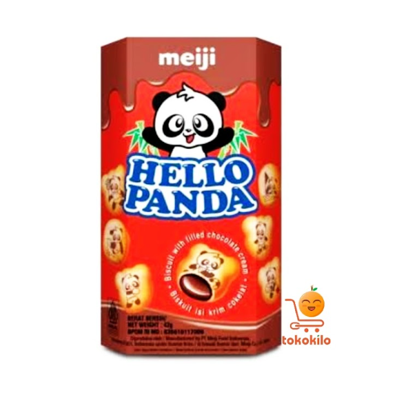 Meiji Hello Panda rasa cream coklat 42gr
