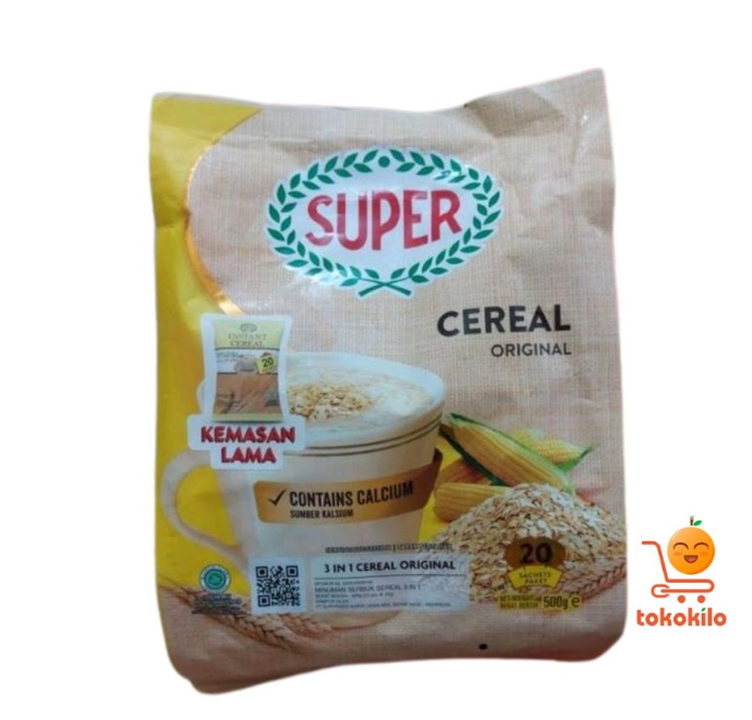 SUPER Cereal Rasa Original 500g (20 Pcs @ 25g)