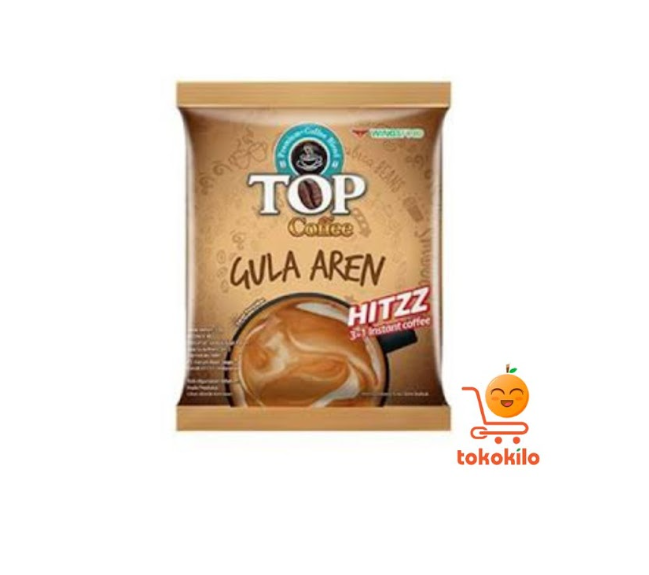 TOP Coffee Gula Aren Hitz 22gr (1 Pack X 4 GRATIS 2) 