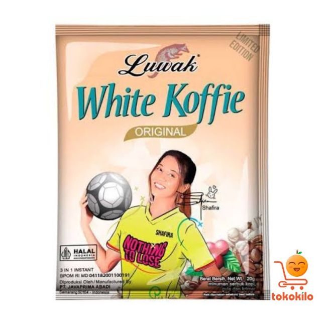 Luwak White Coffee Kopi Original 20gr (1 Pack X 5 Bks)