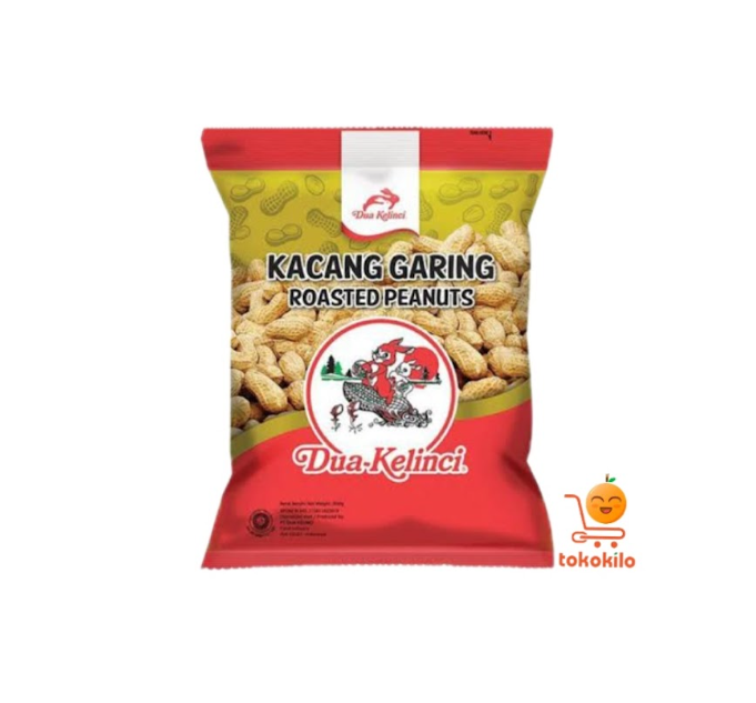 Dua Kelinci Kacang Kulit Garing 10 pcs (75g)