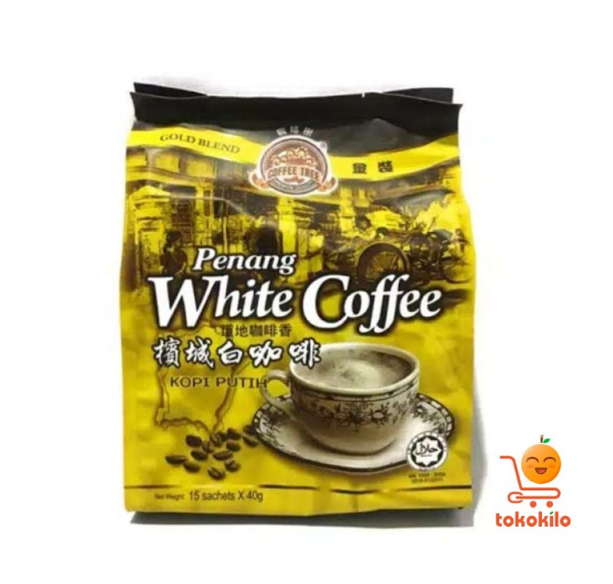 Coffee Tree Penang White Coffee Original (1 Pack X 15bks) 40gr