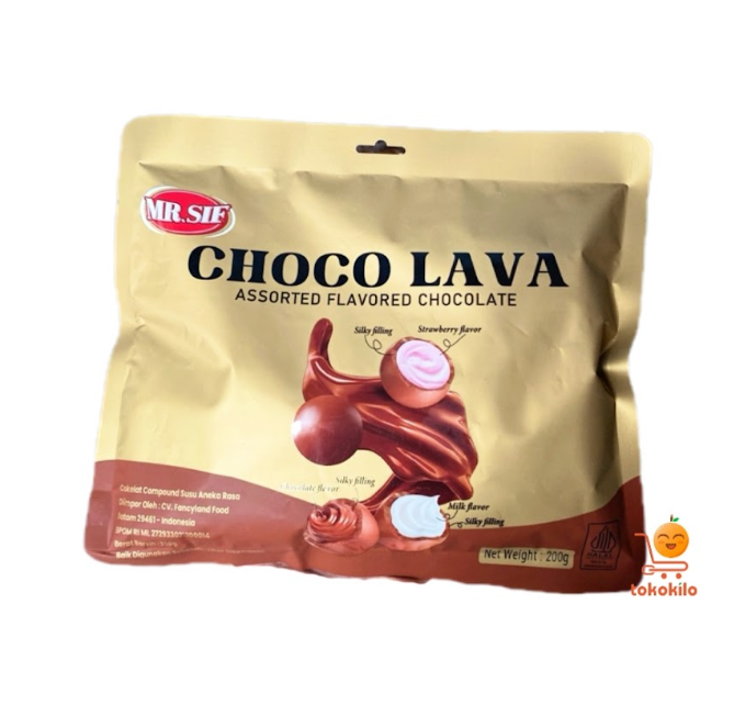 Mr. Sif Choco Lava Assorted Flavored Chocolate 200g