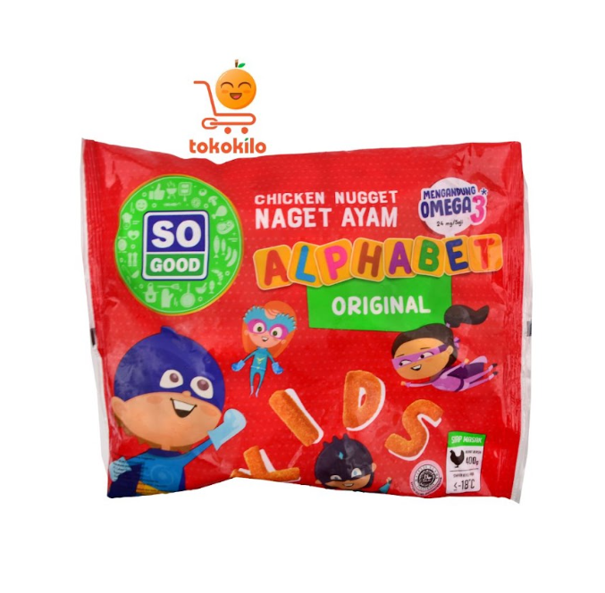 So Good Chicken Nugget Alphabet Original 400gr