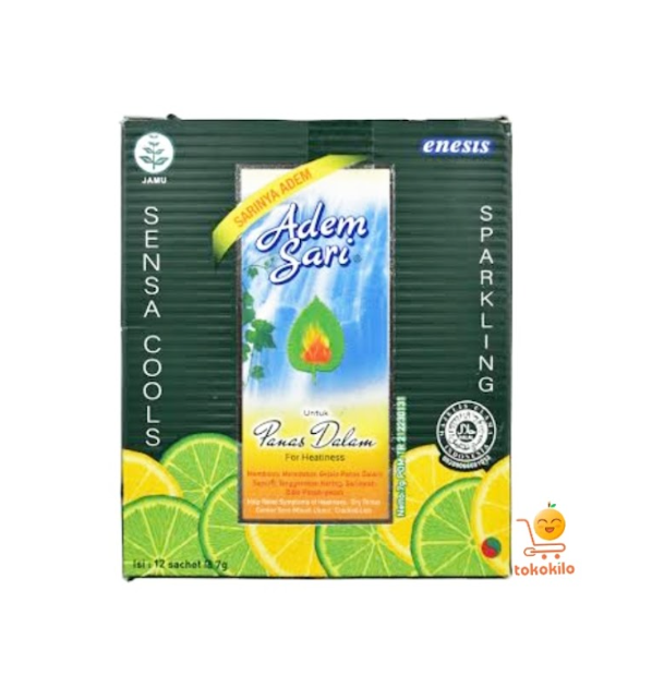 AdemSari Sparkling Lime Box (5 sachet x 7g)