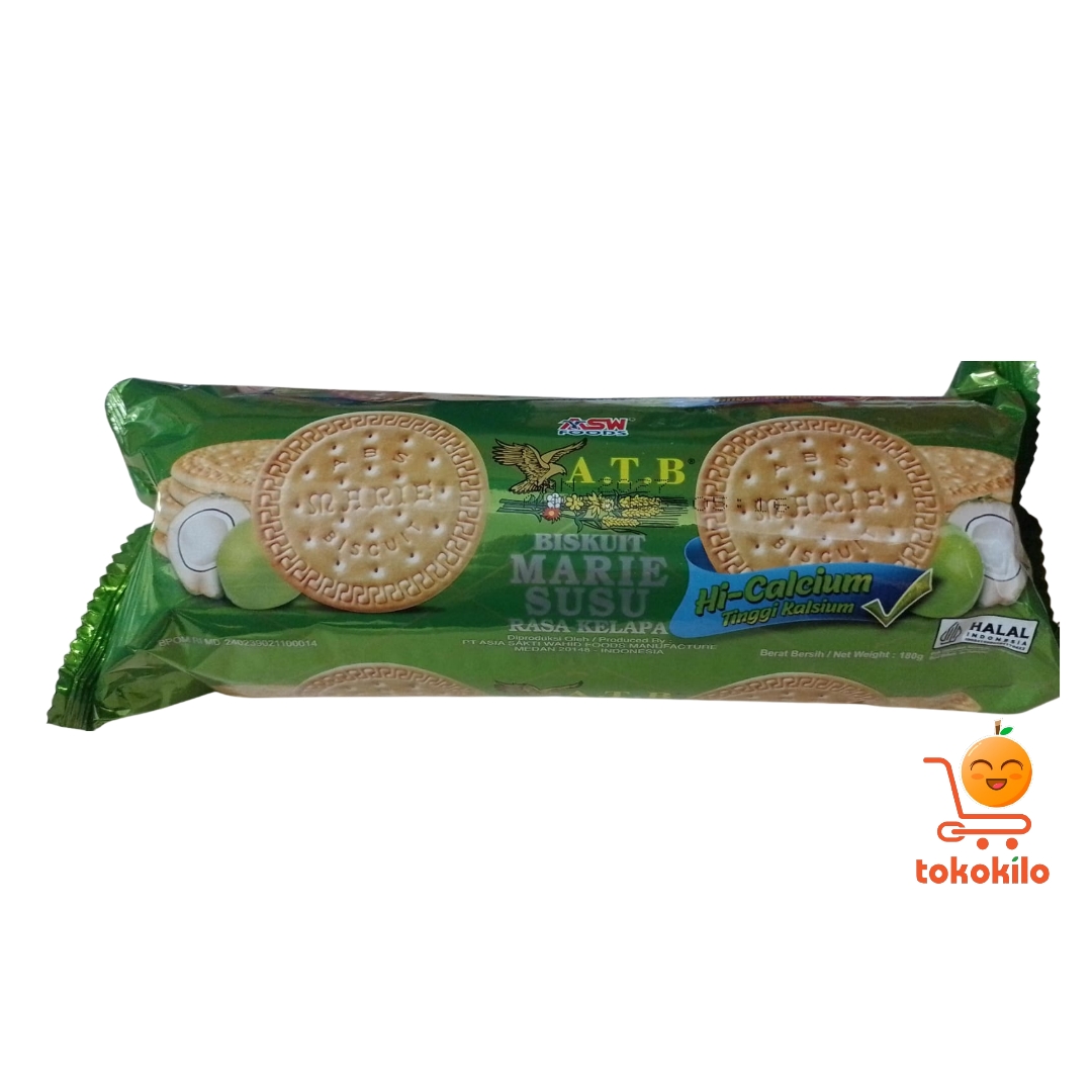 Biskuit Marie Susu ATB Rasa Kelapa 180gr