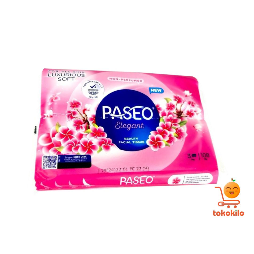 Paseo Elegant Beauty Facial Tissue 108ply