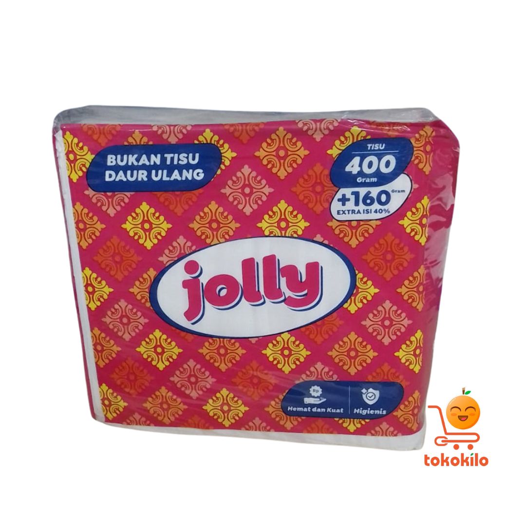 Tisu Wajah Jolly Kiloan 400gr + 160gr
