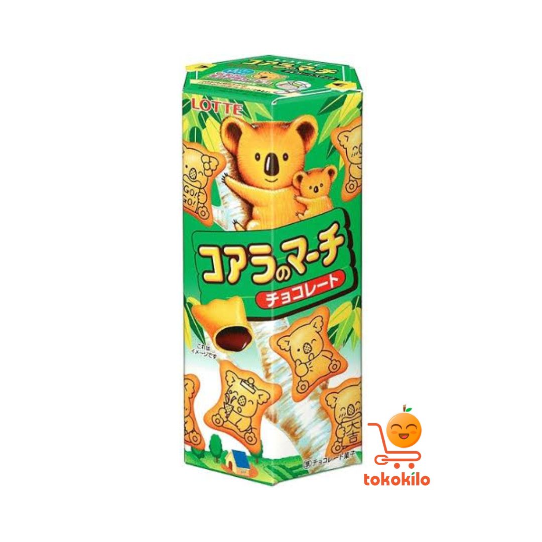 Biskuit Lotte Koala's March Rasa Coklat 37gr × 6 pak