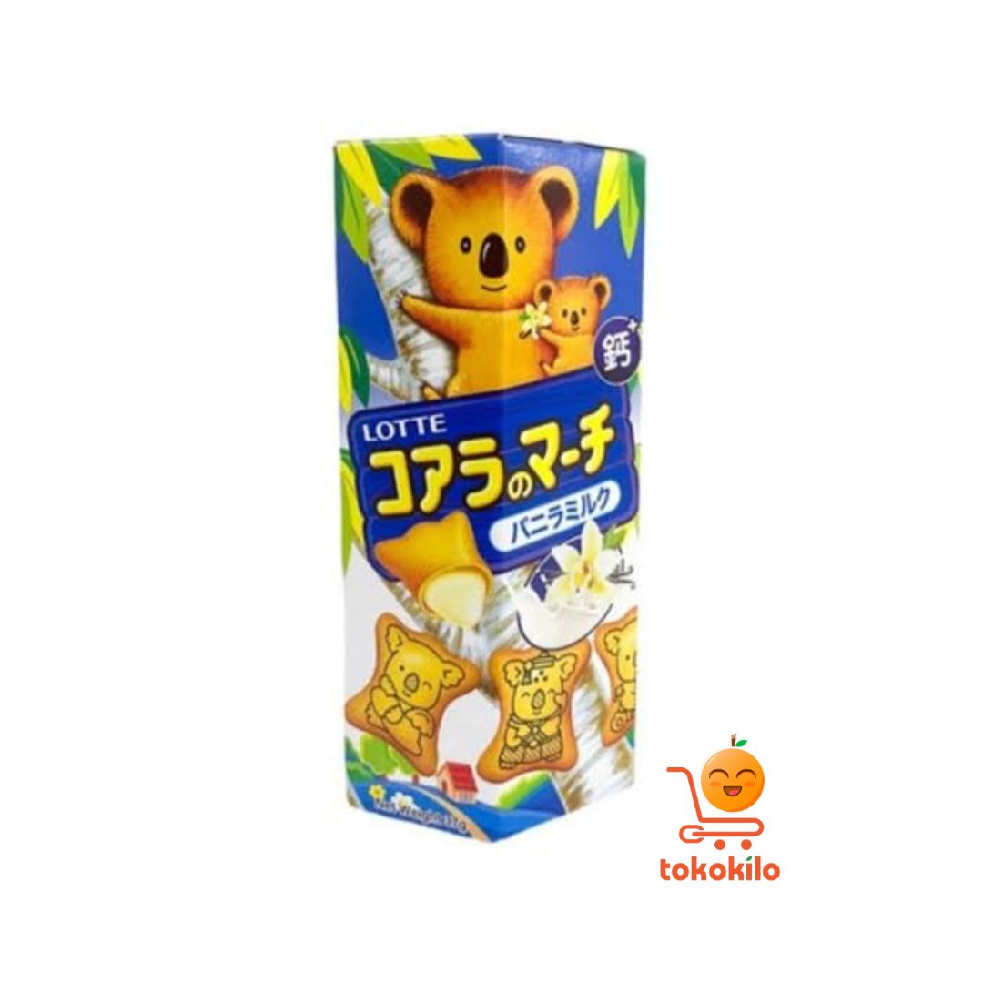 Biskuit Lotte Koala's March Rasa Vanila 37gr