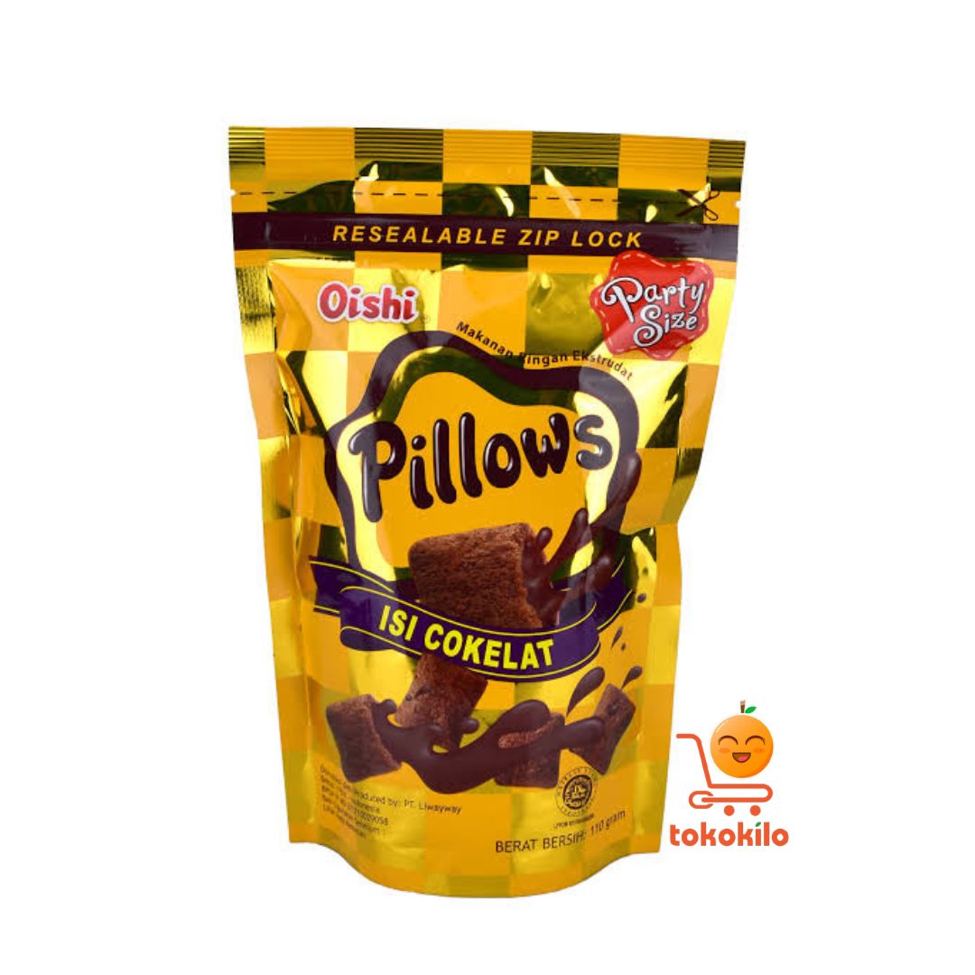 Oishi Pillows Coklat 100gr