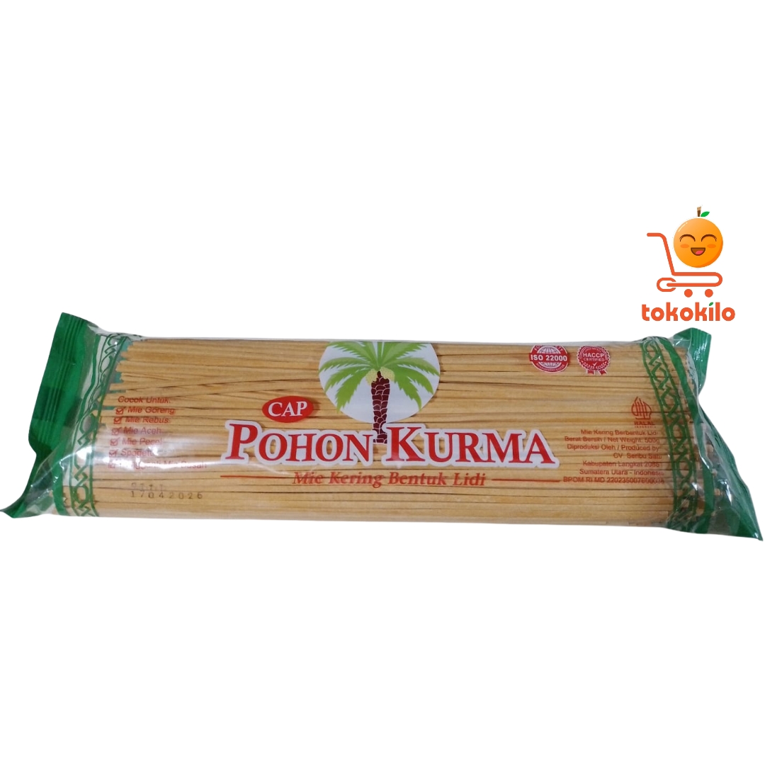 Mie Lidi Cap Pohon Kurma 500gr 'GRATIS SENDOK'