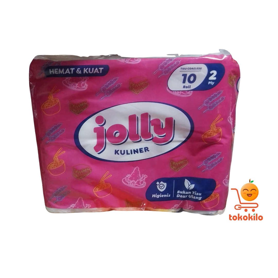 Tisu Kuliner Jolly Coreless 10 Roll 2ply