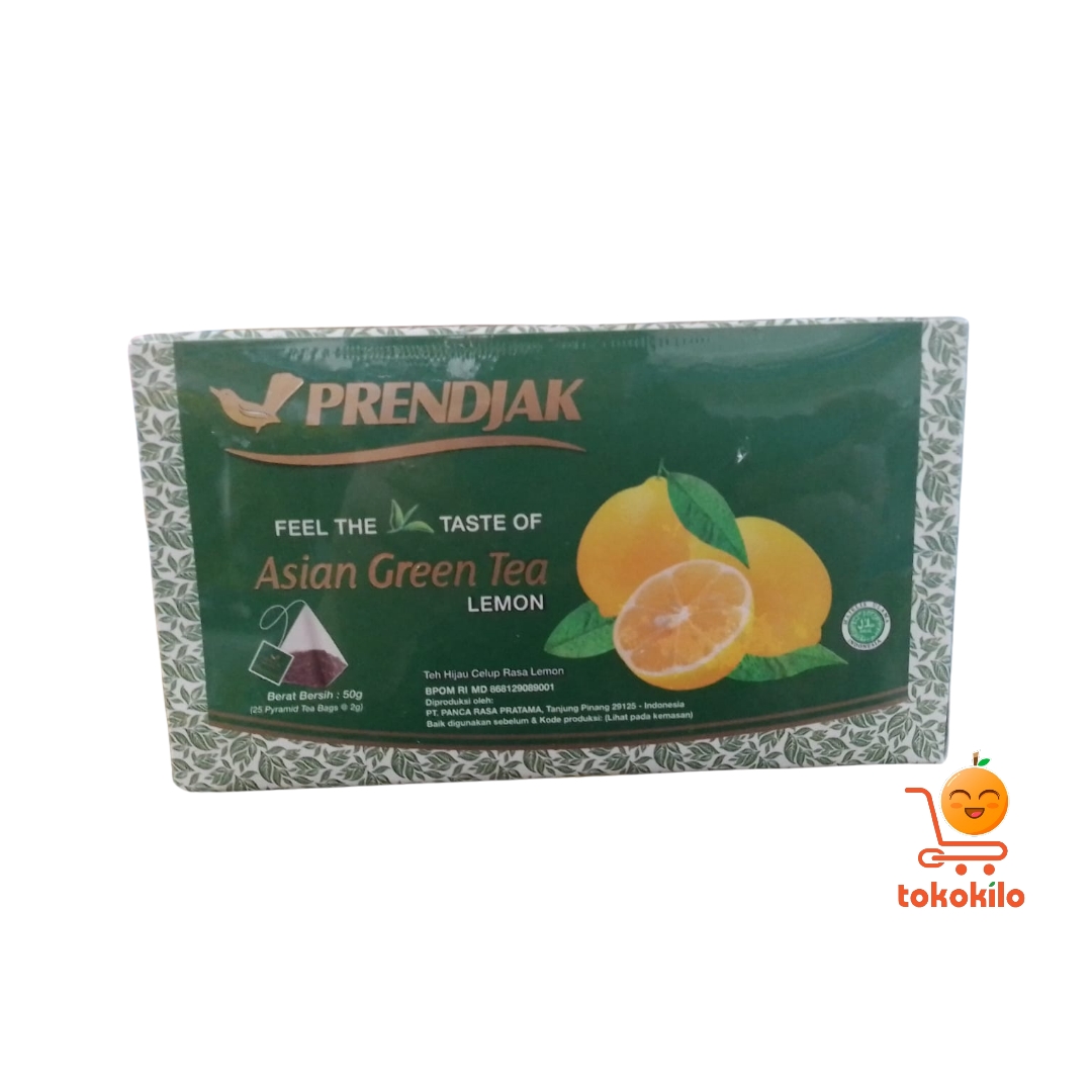Prendjak Teh Hijau Rasa Lemon 25pcs 50gr