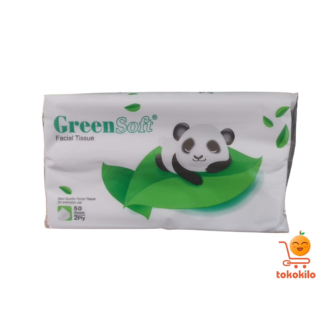 GreenSoft Facial Tissue Tisu Wajah 50gr