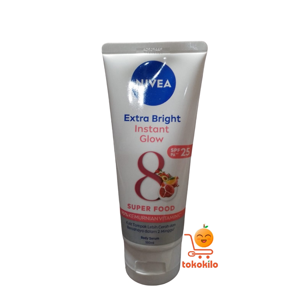 Nivea Extra Bright Instant Glow Body Serum SPF 25 PA++ 180ml