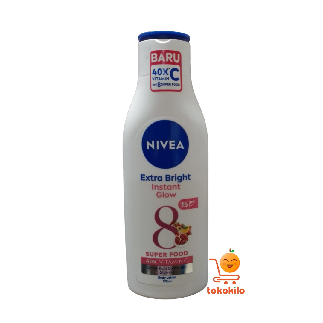 Nivea Extra Bright Instant Glow Body Serum SPF15 PA++ 190ml