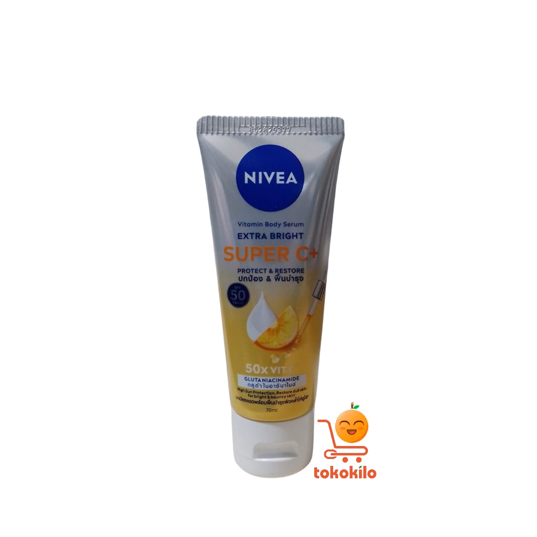 Nivea Extra Bright Super C+ Vitamin Body Serum 70ml, 170ml
