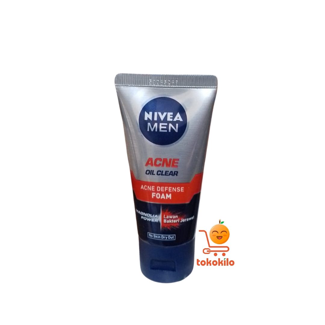 Nivea Men Acne Oil Clear Acne Defense Foam 50ml, 100ml