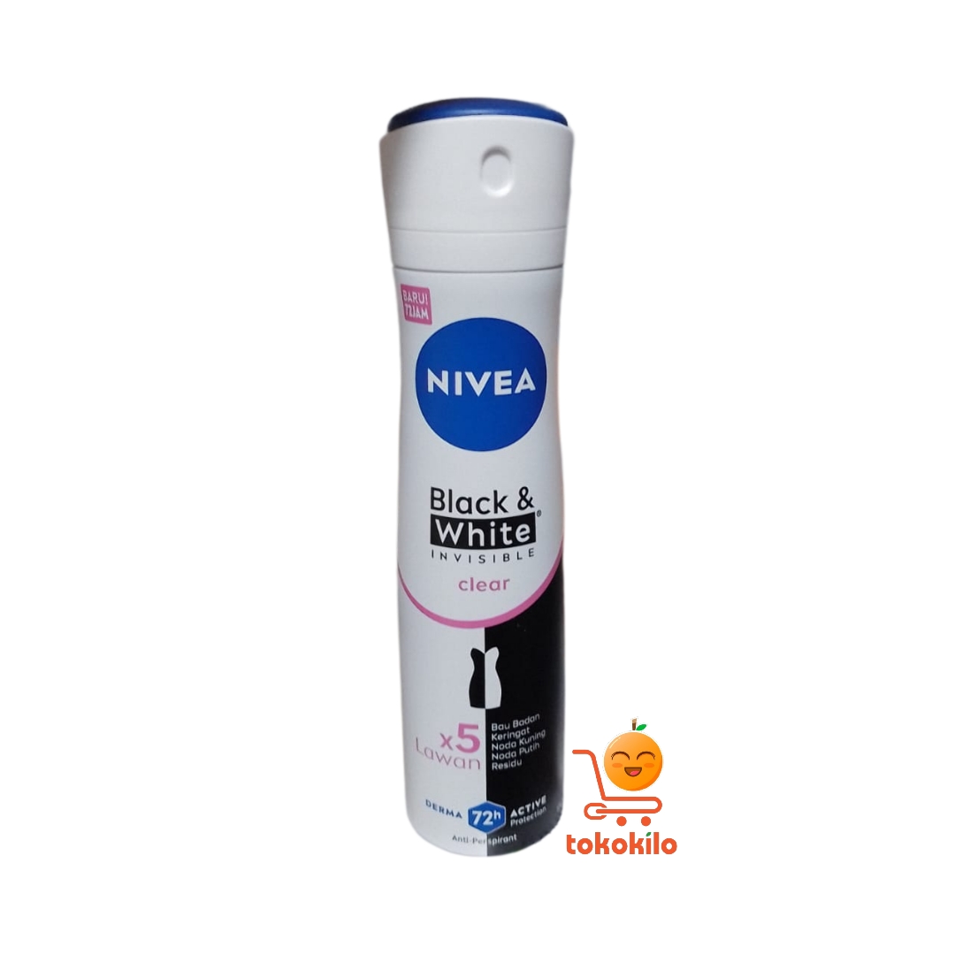 Nivea Invisible for Black & White Clear Spray 150ml