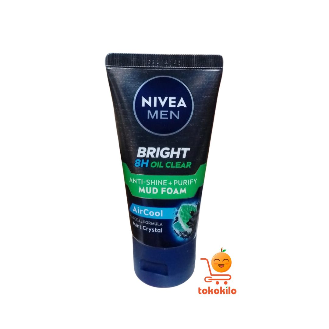NIVEA MEN Bright 8H Oil Clear Mud Foam 50ml, 100ml