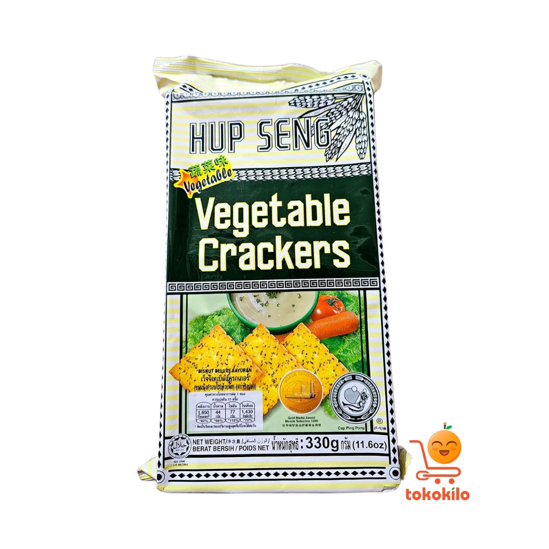 Biskuit Hup Seng Vegetable Crackers 330gr