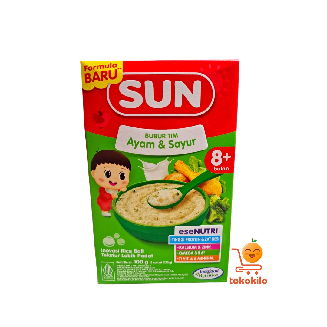 SUN Bubur Tim Ayam & Sayur 8 Bulan+ 100gr