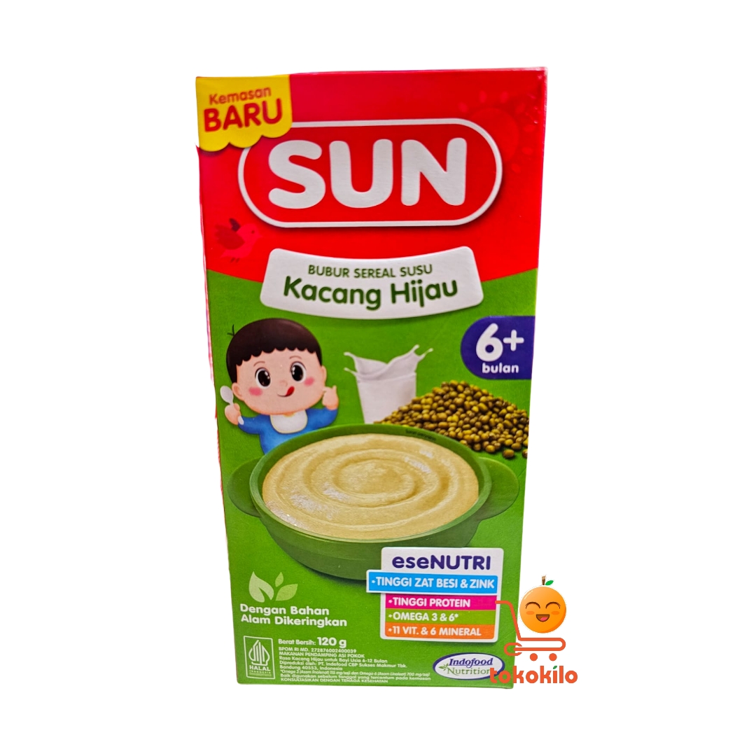 SUN Bubur Sereal Susu Kacang Hijau 6 Bulan+ 120gr