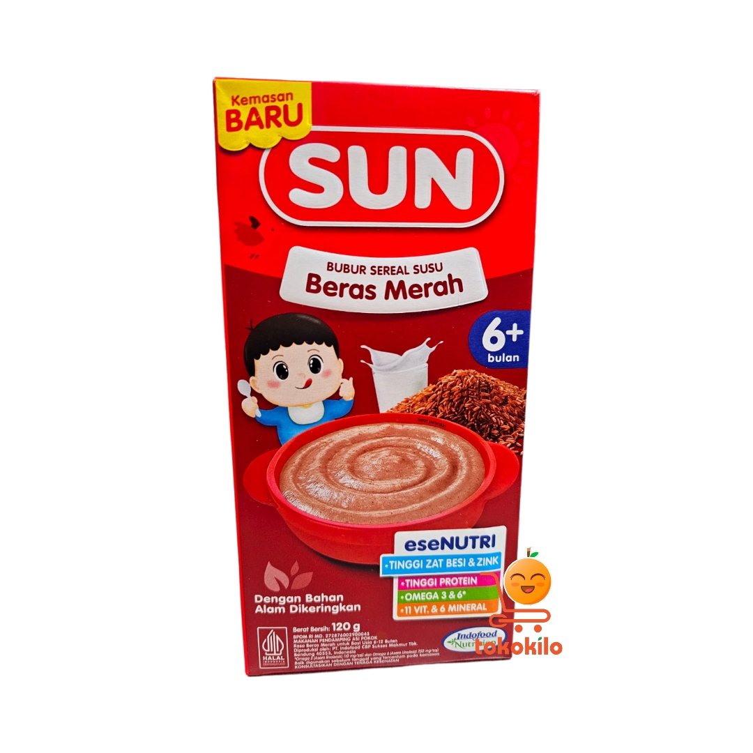 SUN Bubur Sereal Susu Beras Merah 6 Bulan+ 120gr