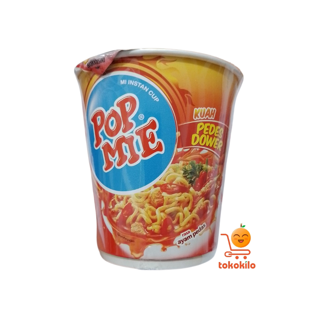 Pop Mie Kuah Pedes Dower Rasa Ayam Pedas 75gr