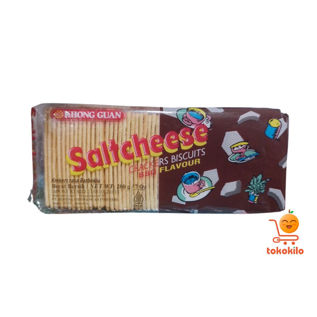Khong Guan Saltcheese Crackers Rasa BBQ 200gr